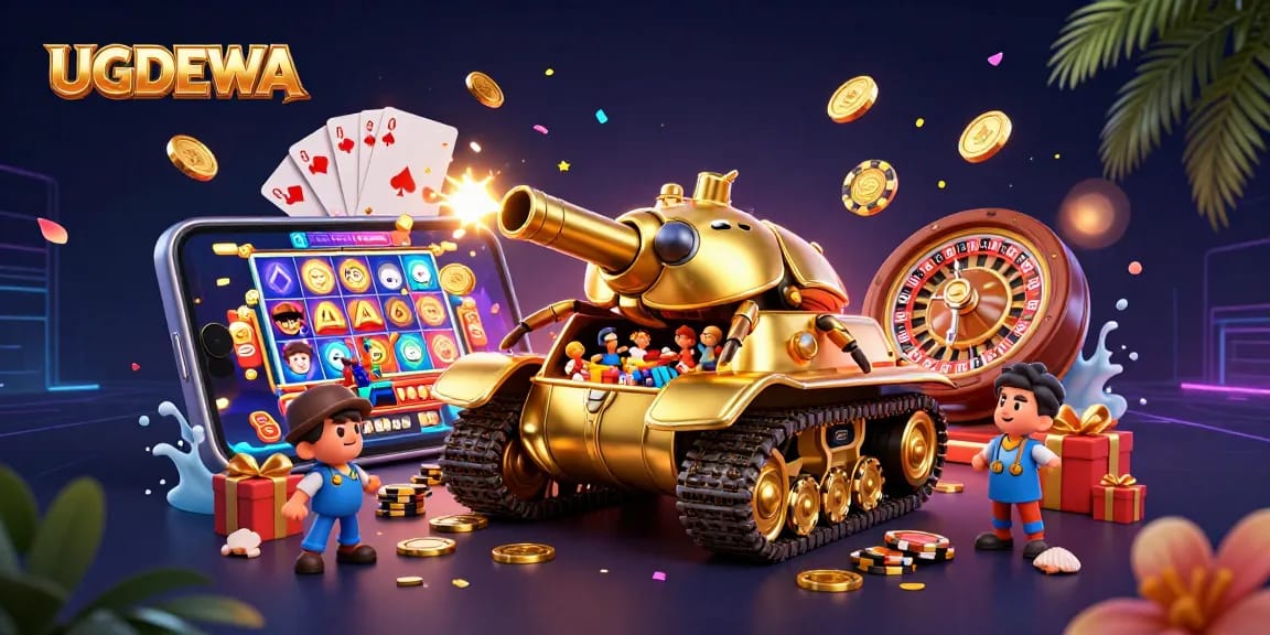 Engage with UGDEWA's easy access to dynamic online slot games and casino fun.