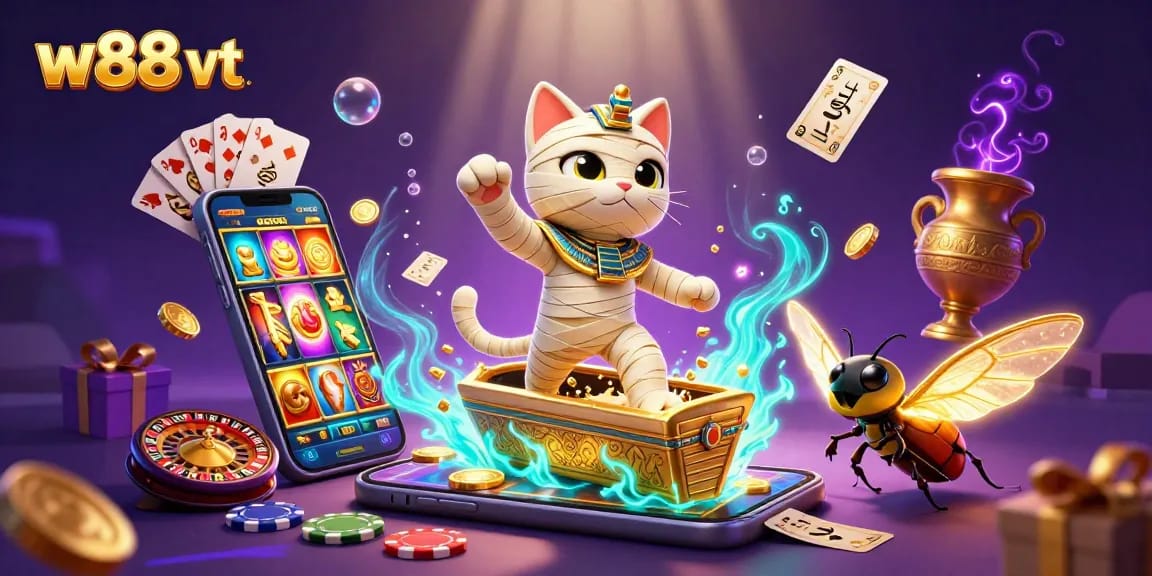 Trải nghiệm thú vị với w88 vt qua trò chơi trực tuyến tại sòng bạc ảo.