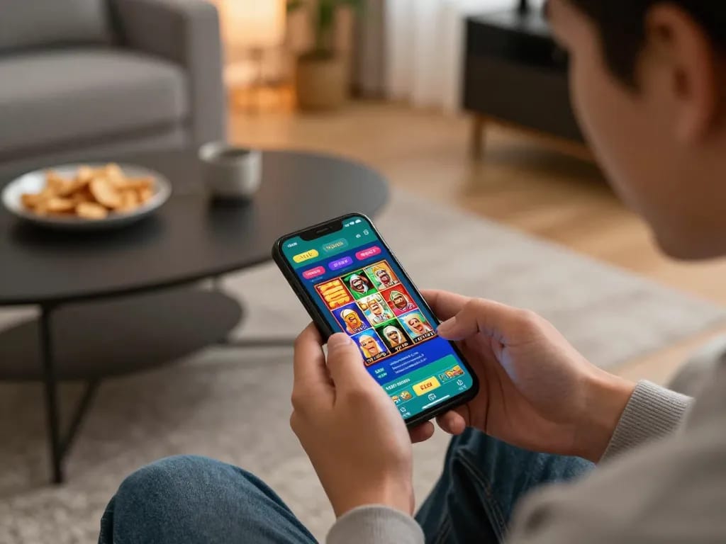 Engaging mobile gaming experience showcasing Trang Chủ SC88 app on smartphone for online gambling