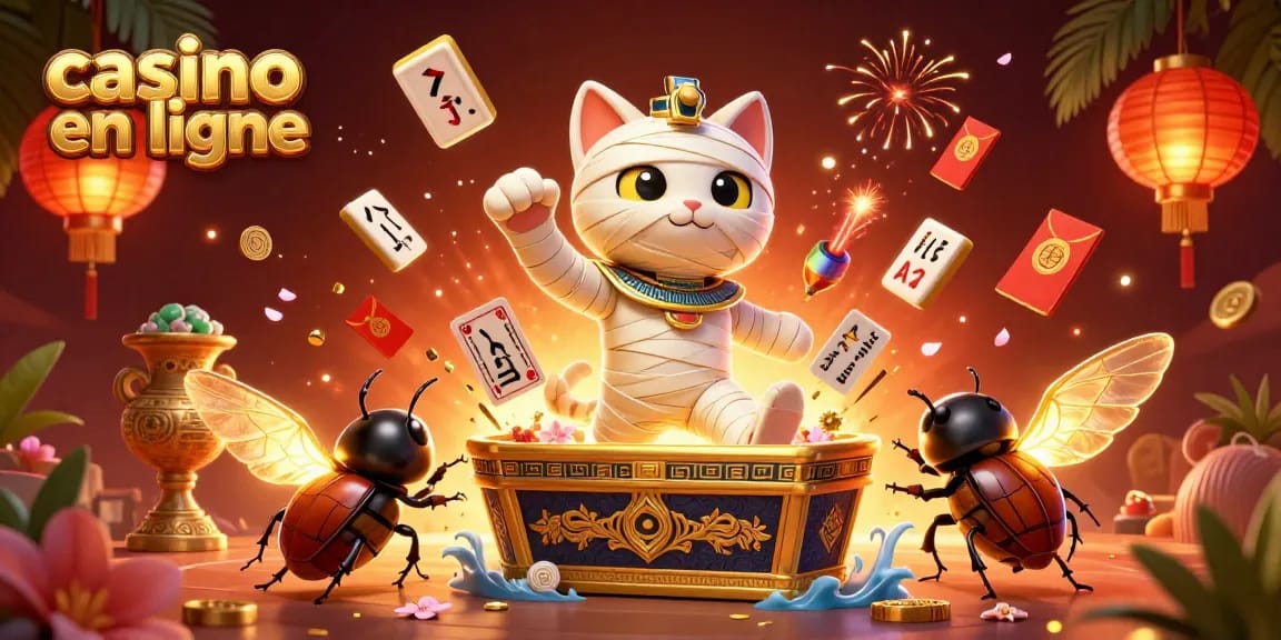 Participez à des aventures palpitantes au casino en ligne avec une illustration captivante de personnages animés.