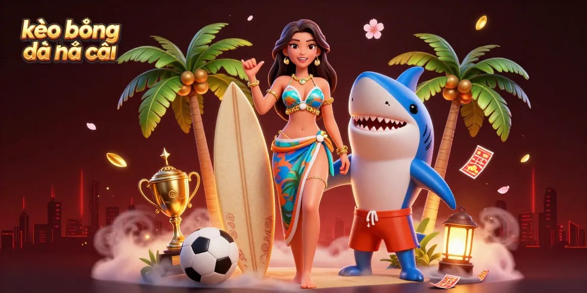 Experience the thrill of kèo bóng đá nhà cái with dynamic sports betting elements and engaging characters.