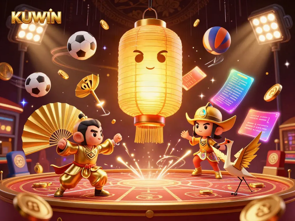 Win big at KUWIN with captivating 3D casino elements and vibrant animation effects.