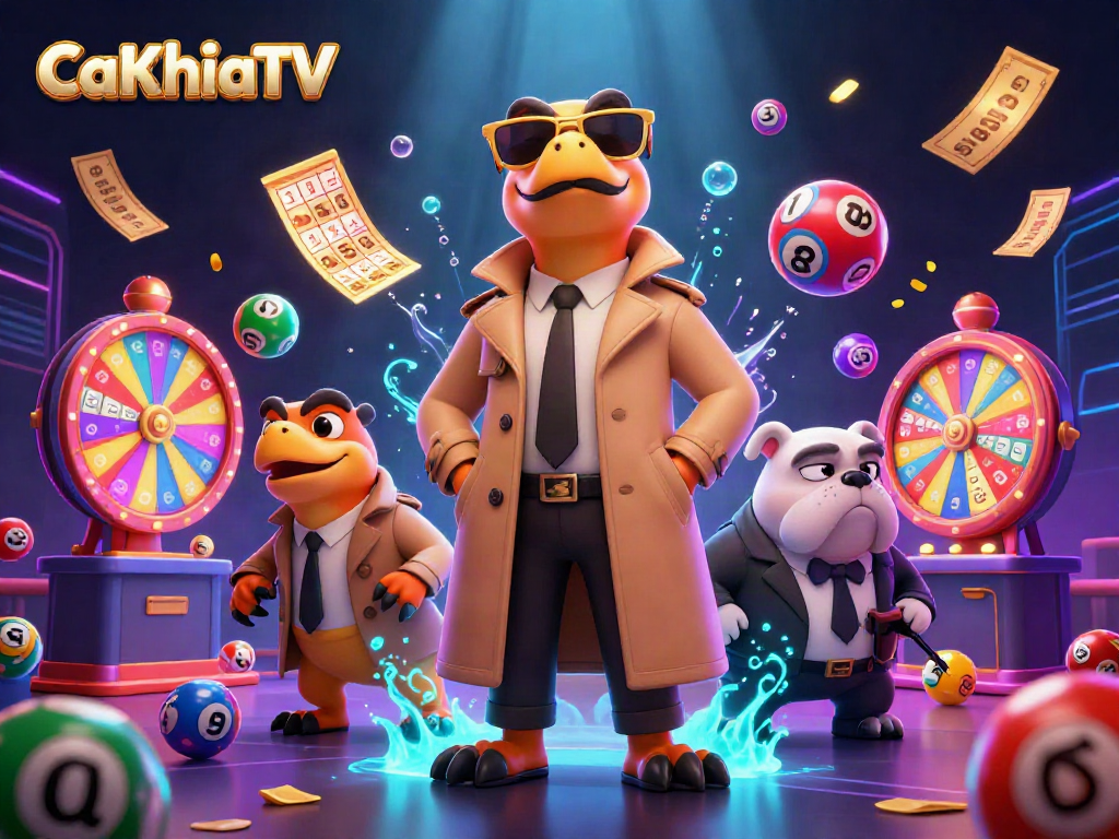 Experience the excitement of CaKhiaTV with lively lottery elements and casino action.