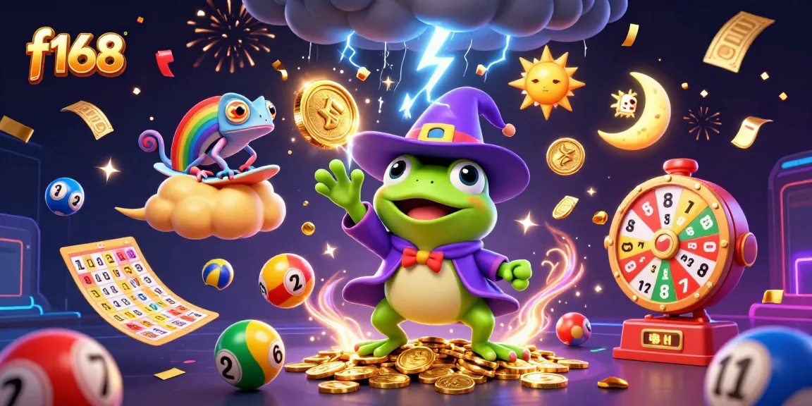Experience the exciting world of f168 with a vivid scene of gambling enjoyment and winning opportunities.