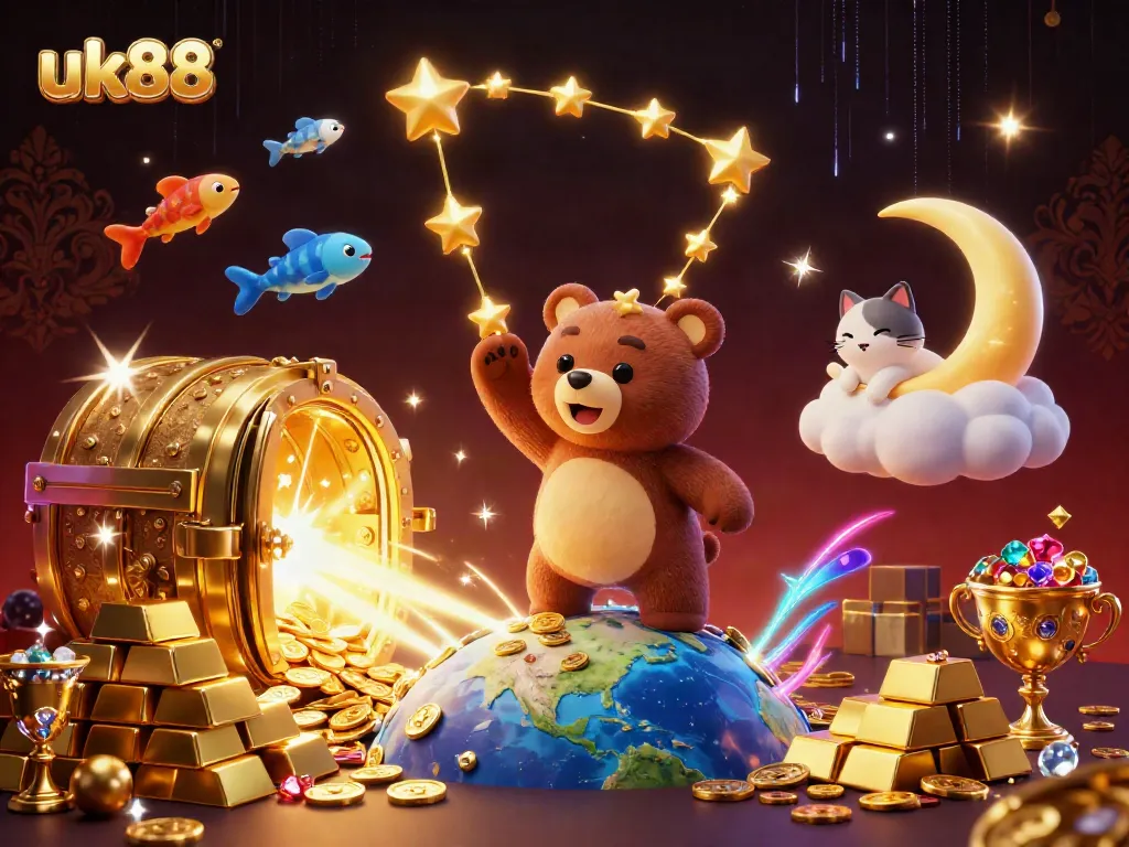 Engage in thrilling gameplay with uk88's exciting casino world filled with treasures.