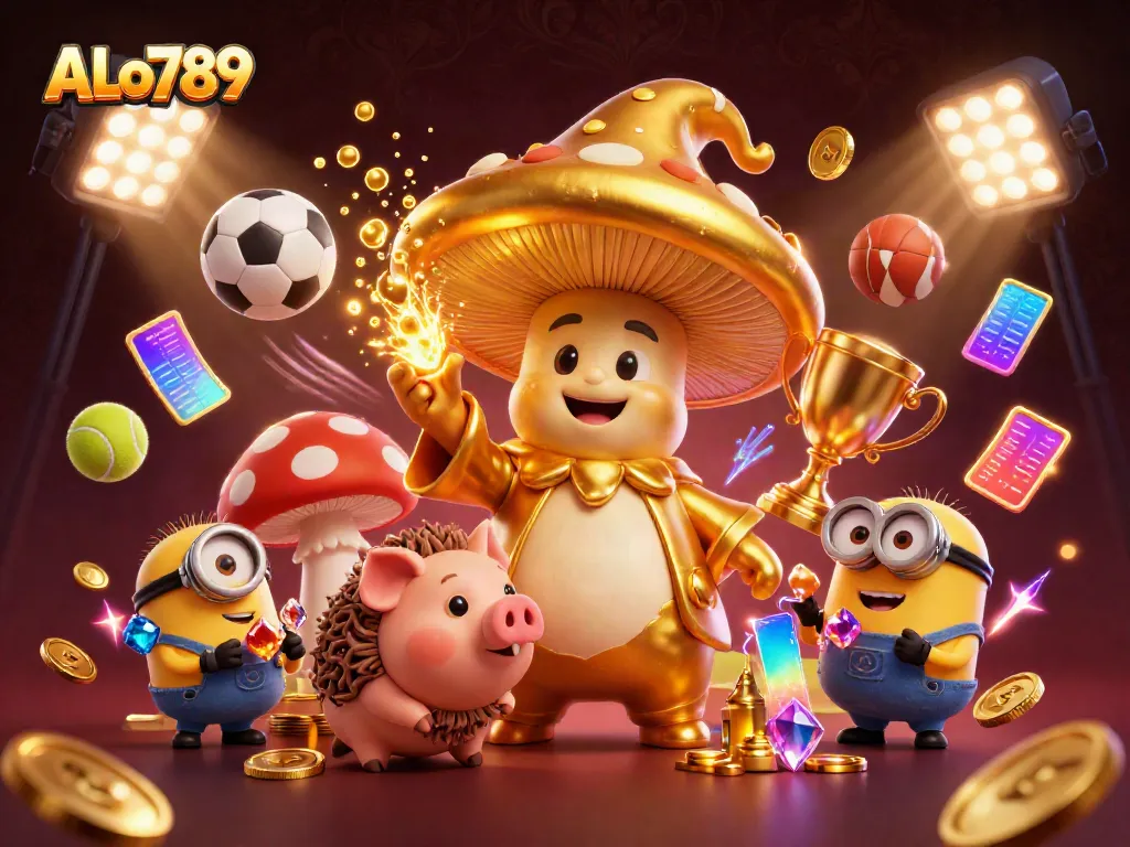 Experience the magical world of ALo789 with vibrant casino adventures and dynamic sports elements.