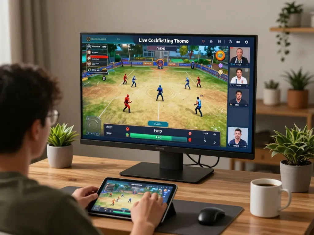 Xem đá gà trực tiếp HD với những trận đấu trực tiếp hấp dẫn trên giao diện chơi game trực tuyến, tạo nên sự phấn khích.