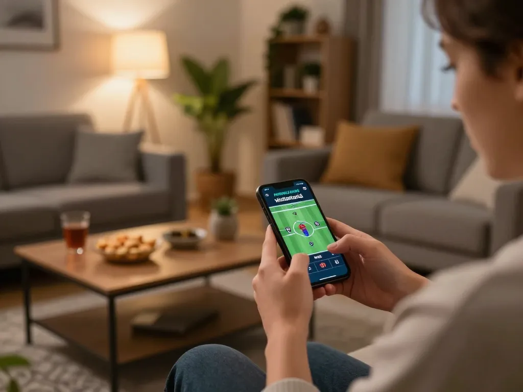 S'engager dans parions sport virement instantané sur un smartphone dans un cadre confortable à la maison