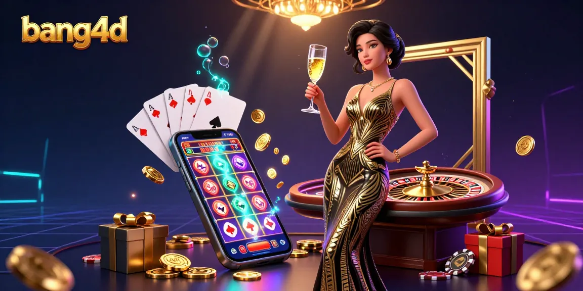 Experience winning thrills on bang4d with a glamorous Asian woman, roulette table, and stunning casino elements.