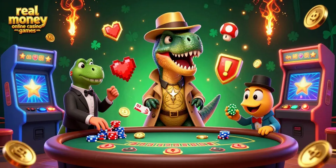 Engage in real money online casino games with a velociraptor card counter and exciting casino elements.
