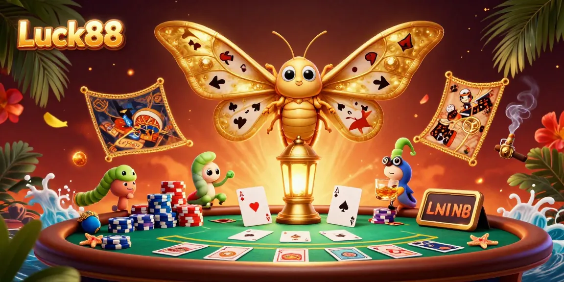 Experience the thrill of Luck88 as the vibrant casino scene unfolds with captivating characters and rich gaming elements.