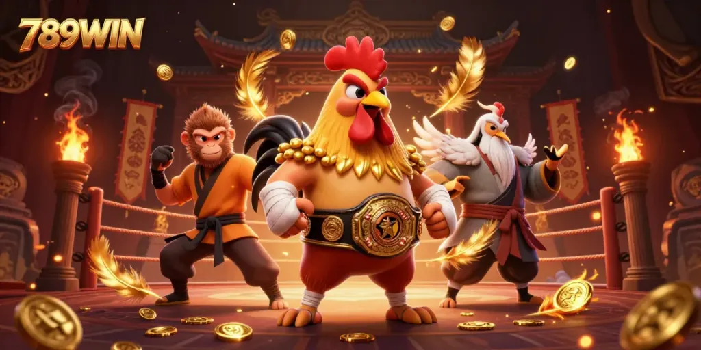 Engage with the vibrant thrills of 789WIN featuring dynamic characters and gambling elements.