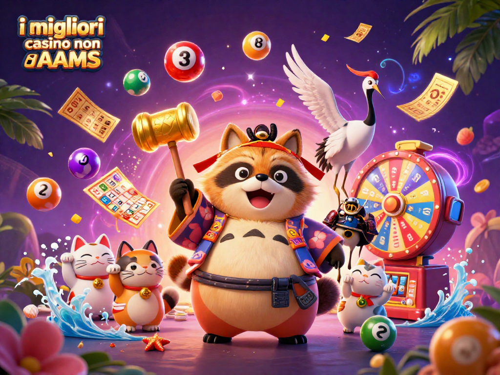 Scopri i migliori casino non AAMS con il tanuki fortunato e tanti elementi di gioco vibranti.