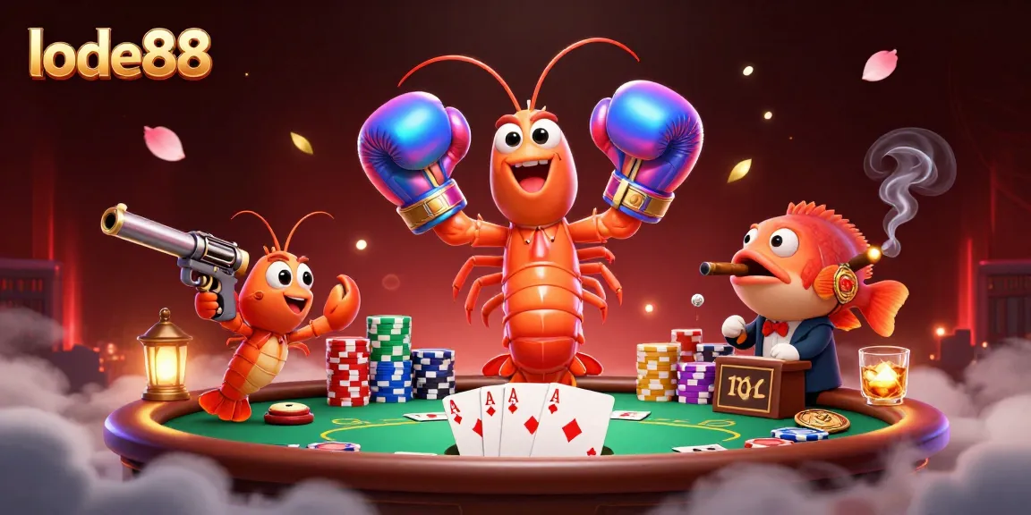 Join the excitement at lode88 with poker action featuring a vibrant aquatic ensemble!