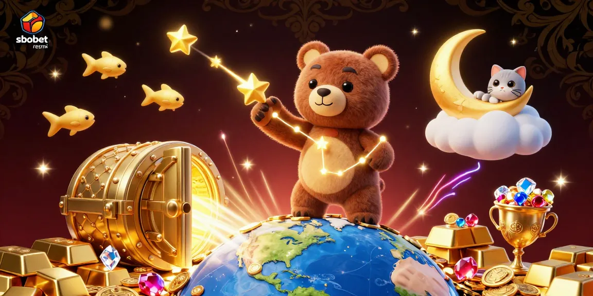 Scoop winnings and gems with sbobet resmi in an enchanting casino scene filled with riches.