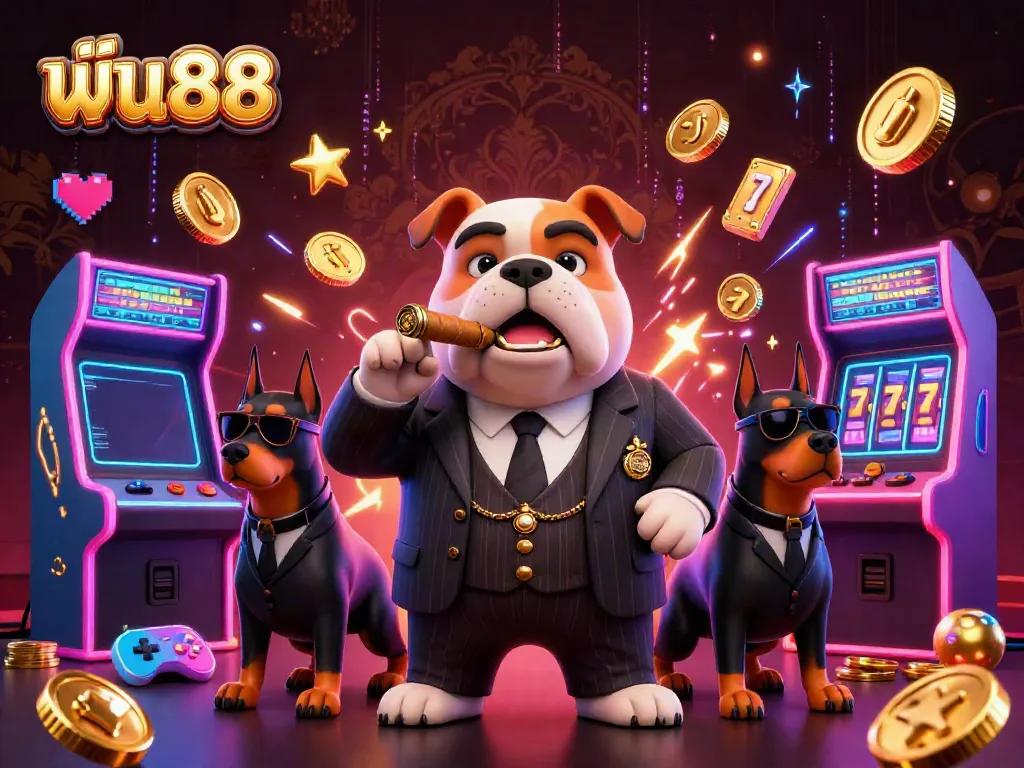 Experience thrilling gaming excitement at ฟัน88 with dynamic characters and casino elements.