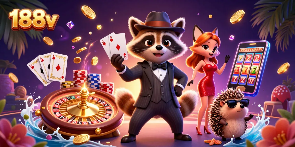 Engage in fun games at 188v with dynamic casino elements like slots and roulette!