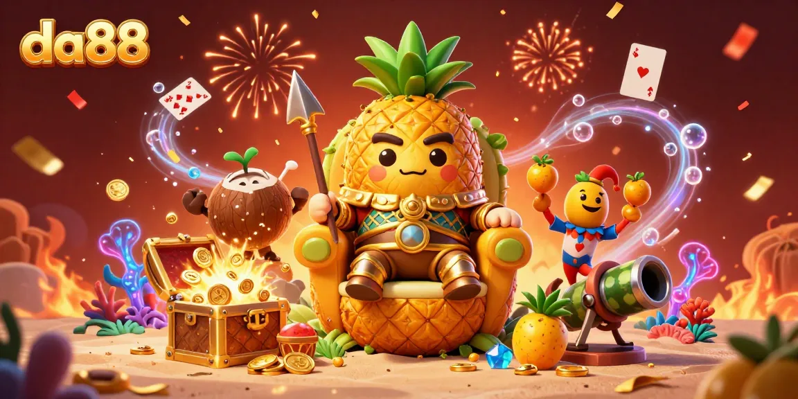 Engage with exciting casino adventures at da88, featuring vibrant characters and festive elements.