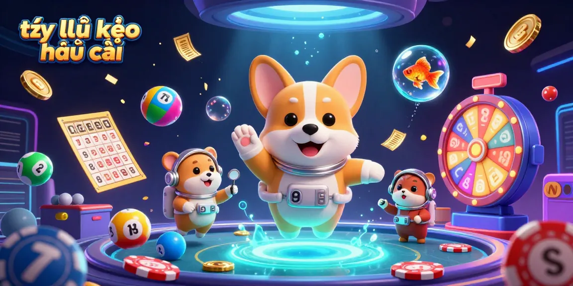 Engage with tỷ lệ kèo nhà cái in a vibrant casino space station scene showcasing playful characters and dynamic betting elements.