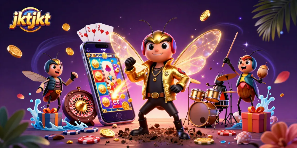 Jktjkt menarik perhatian dengan cicada rock star di dunia perjudian yang kaya warna.