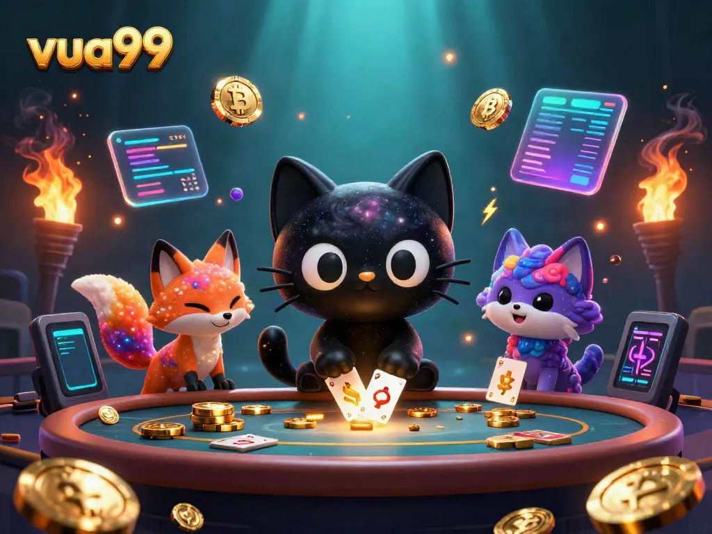 Experience thrilling gameplay at vua99 with a cosmic casino featuring unique characters and cryptocurrency elements.