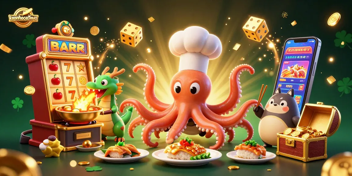 Win big with keonhacai5nam at the lively casino-themed illustration showcasing thrilling gameplay.