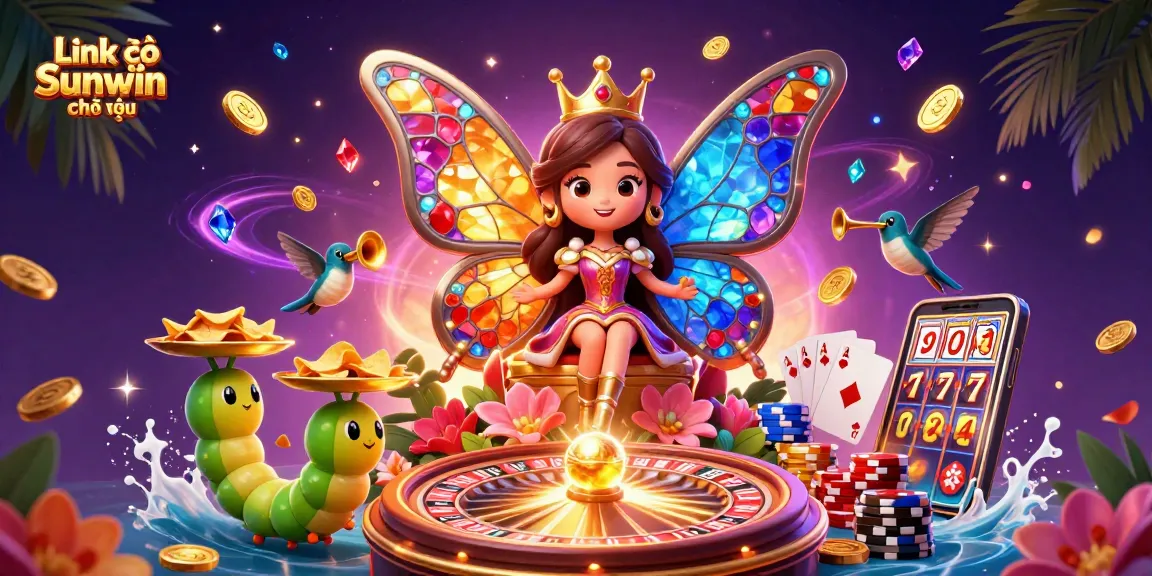 Enhance your gameplay with Link vào Sunwin chính thức via this vibrant 3D casino scene.