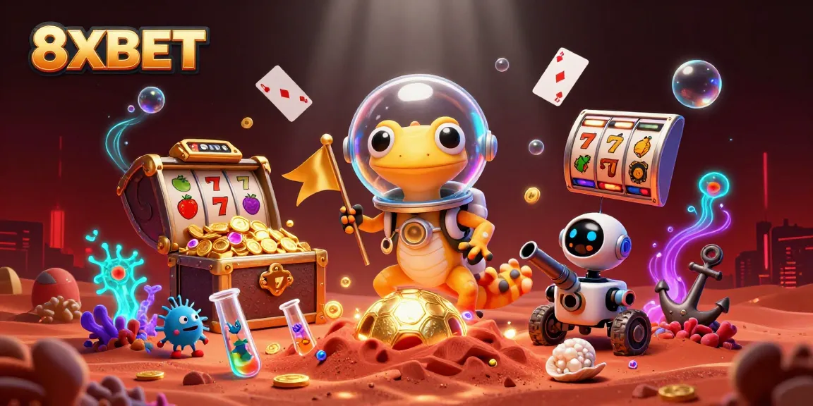 Engage in thrilling gaming at 8XBET with vibrant casino elements and rich details.