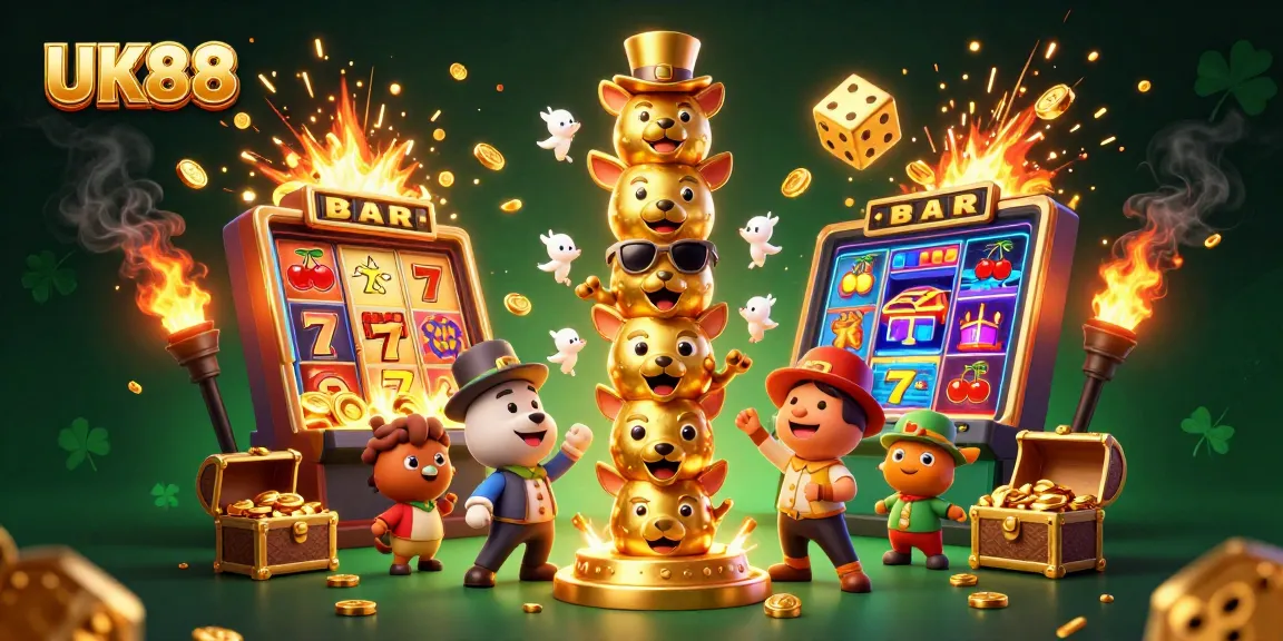 Engage in thrilling gameplay with UK88's vibrant casino elements igniting excitement and fortune.