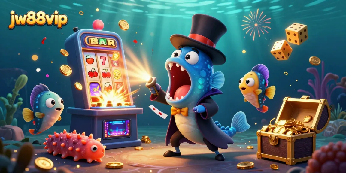 Experience vibrant action and fun with jw88vip in this immersive 3D casino scene.