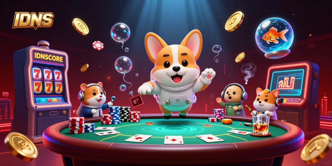 Experience thrilling gaming action with IDNSCORE in a fun, vibrant casino universe.