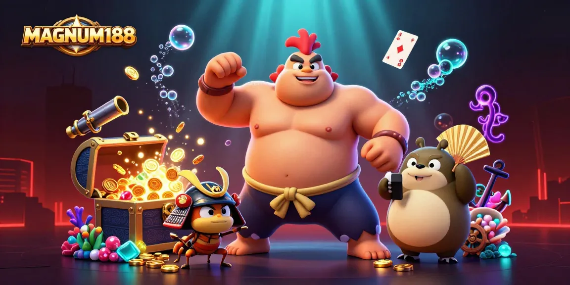Experience thrilling gameplay with MAGNUM188's unique 3D summation of casino excitement and adventure.