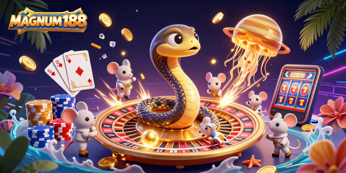 Experience thrilling gameplay with MAGNUM188 as players enjoy betting on cosmic roulette with vibrant graphics.